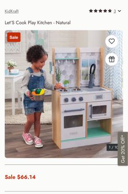 Kids wood kitchen