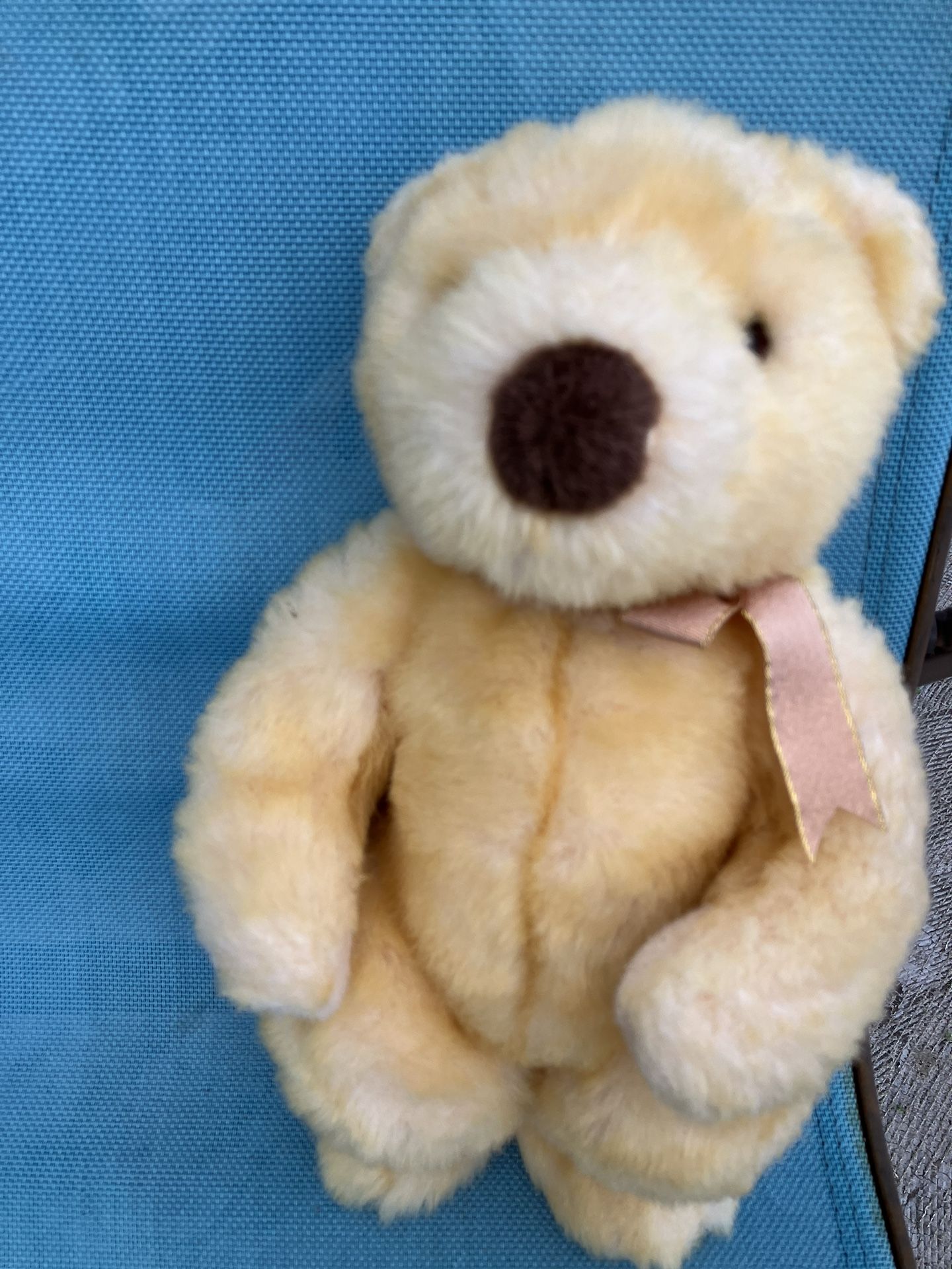 TY Inc 1999 In Tag Of Beanie baby Teddy Bear.  Yellow Butterberry.
