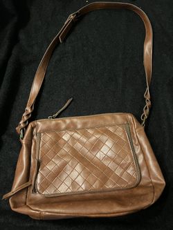Wooven Brown Shoulder/ Crossbody