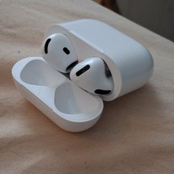 Apple air pod 4s with active noise cancelation