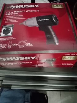 1/2 Impact Wrench 650 Ft Lb Husky Brand New Never Used