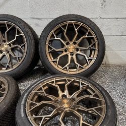 Stance SF10 19" Staggered Porsche 718 Boxster Rims Set of 4 19x8.5 19x9 5x130