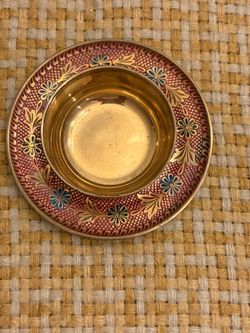 Brass decorative bowl