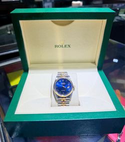 Rolex Datejust 36mm Ref. 16233/ Blue sunburst dial