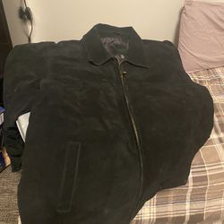 Men’s suede leather Jacket LARGE