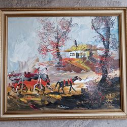 PAINTING. Original. Oil. Famous Artist 