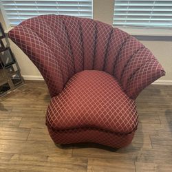 Twin Red Chairs One Left One Right