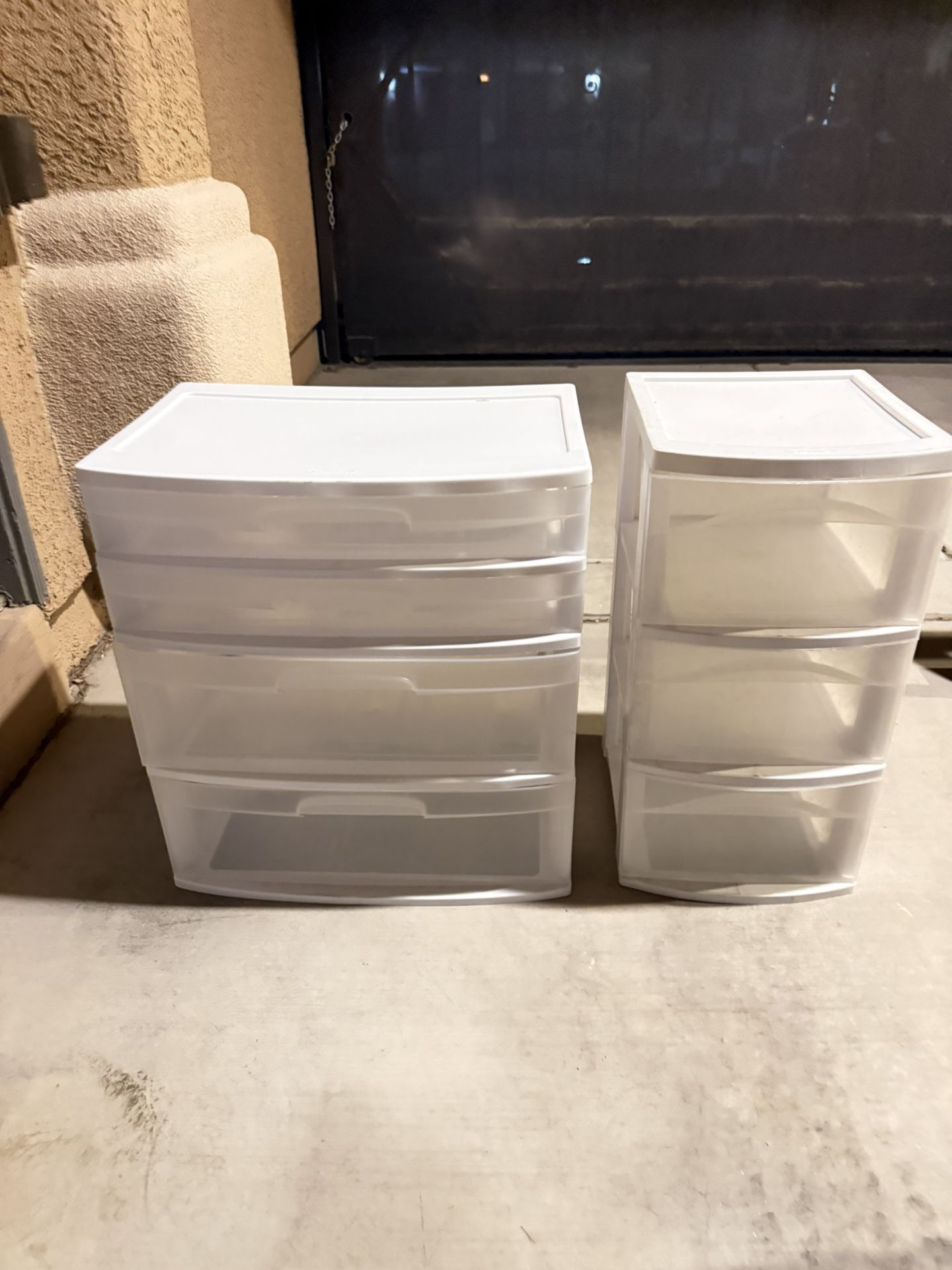 Plastic Bin Storage Drawer Organizers Cabinet