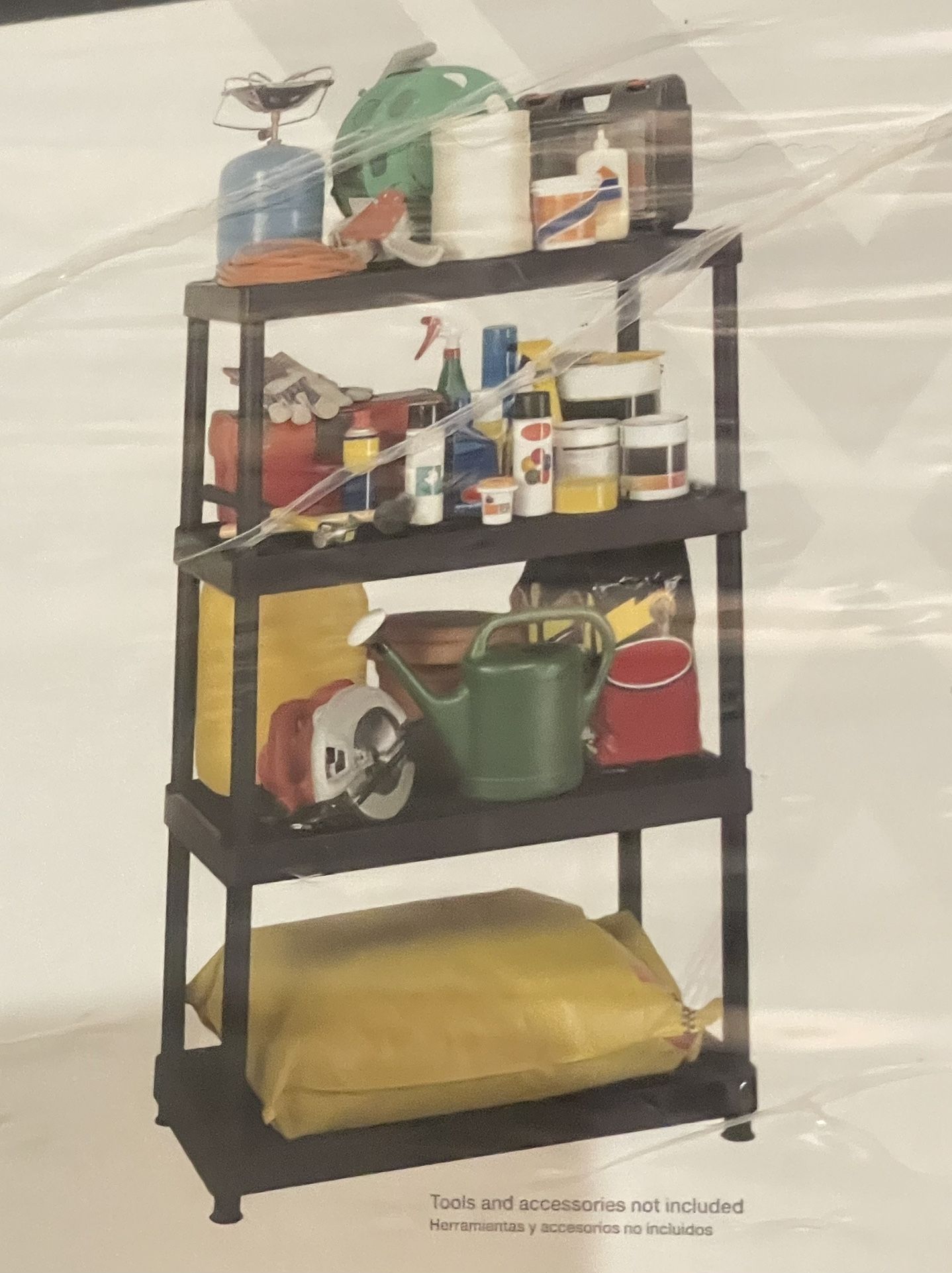 HDX Heavy Duty 4-shelf Storage Unit BRAND NEW