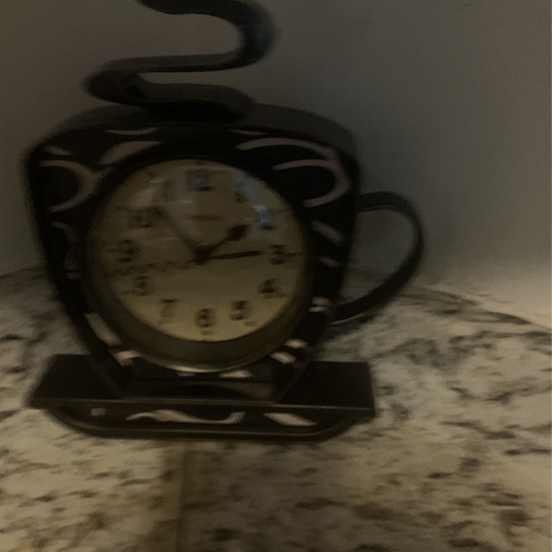 Kitchen coffee clock
