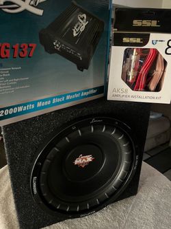 Lanzar Max Pro 12” subwoofer 🔊 package