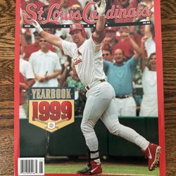 1999 ST LOUIS CARDINALS Yearbook MARK McGWIRE Tony LaRUSSA 140 pages 100's Photo