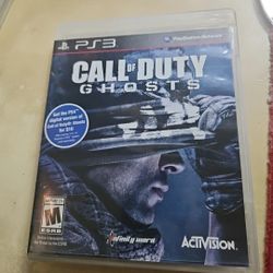 PS3 Call Of Duty Ghosts Video Game 