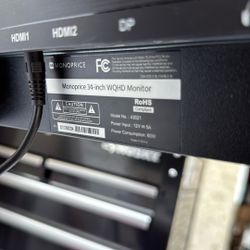 Monoprice 34 Inch Ultrawide Monitor 