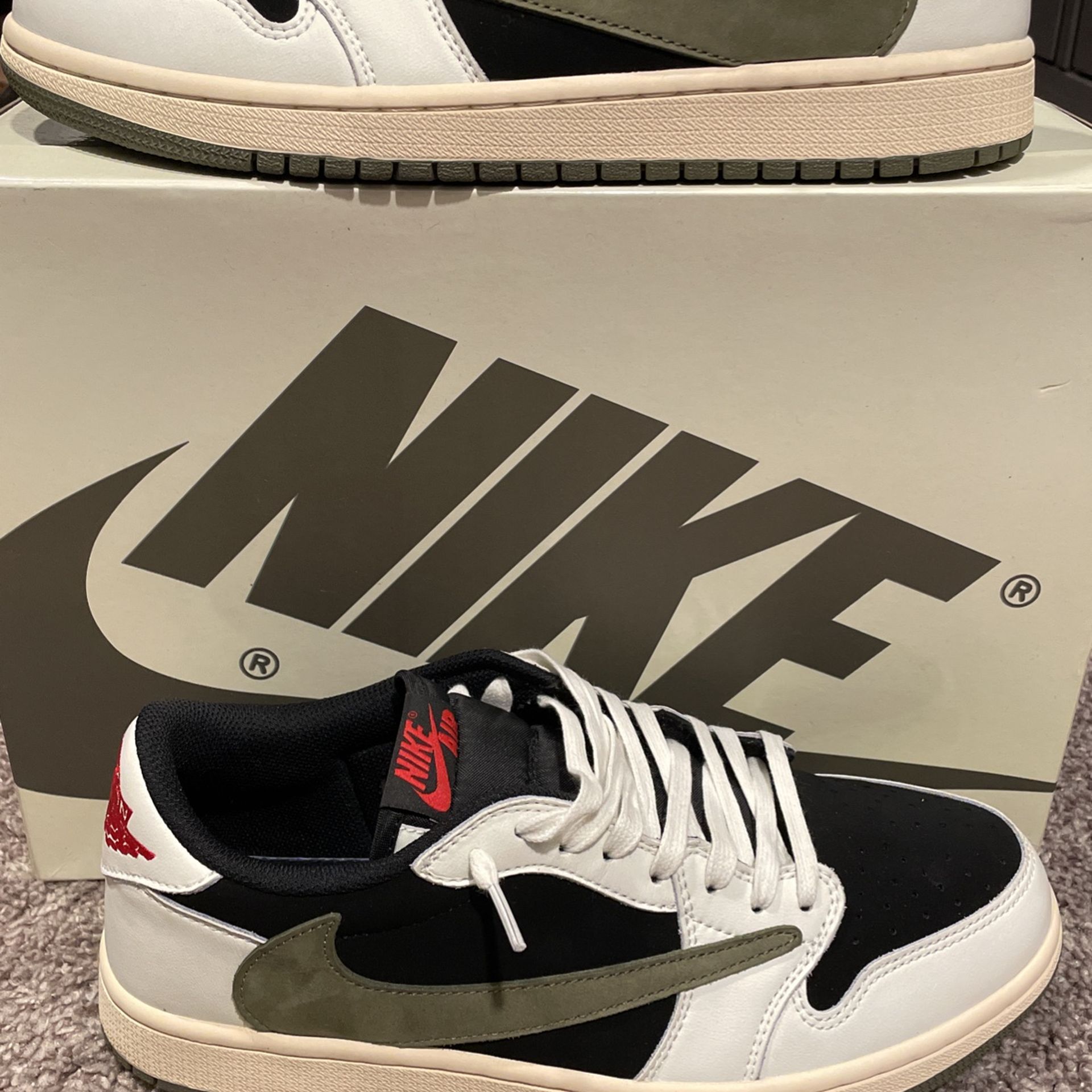 Jordan 1 Low Travis Scott Olive