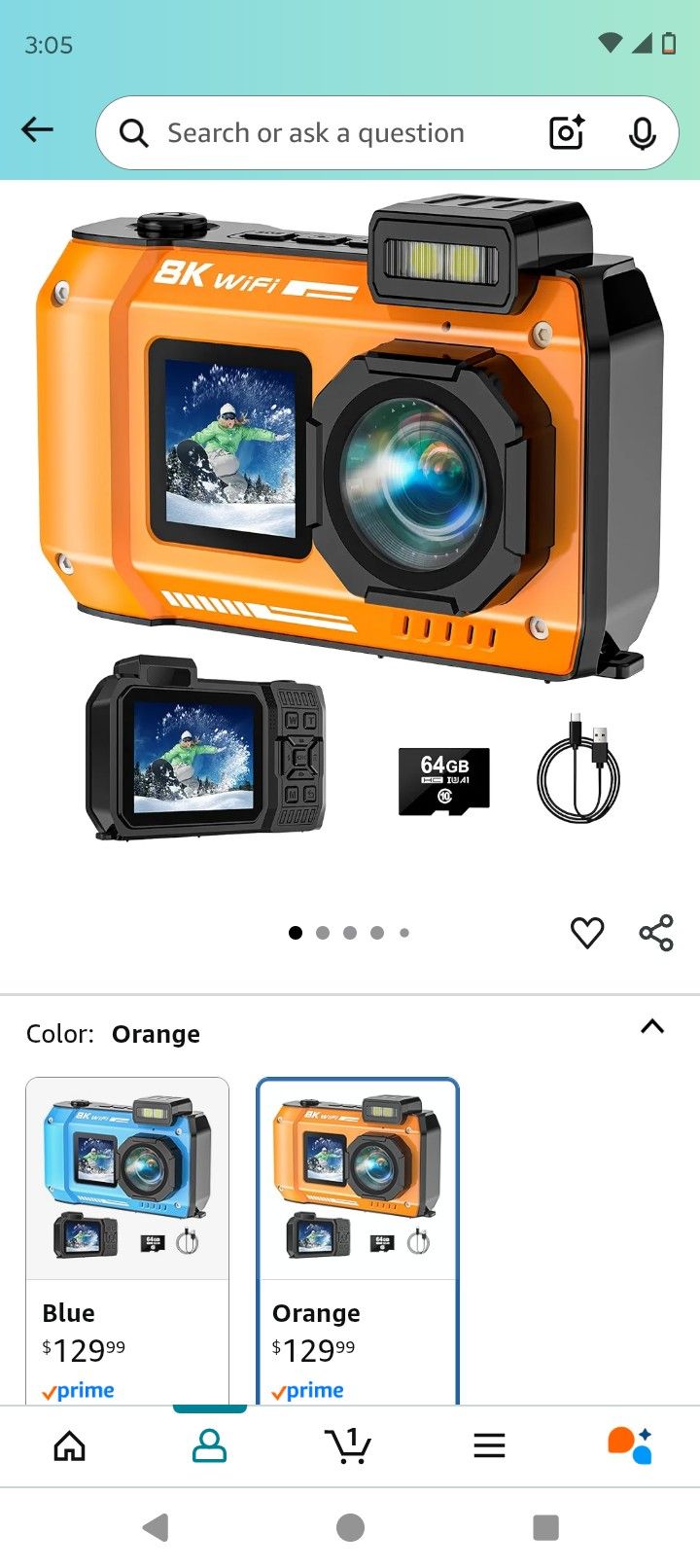 Waterproof Camera