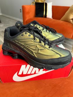 Nike Shox Ride 2 Black Cargo Khaki Sz 12 Jordan iii iv v vi viii ix x xi xiv xvi