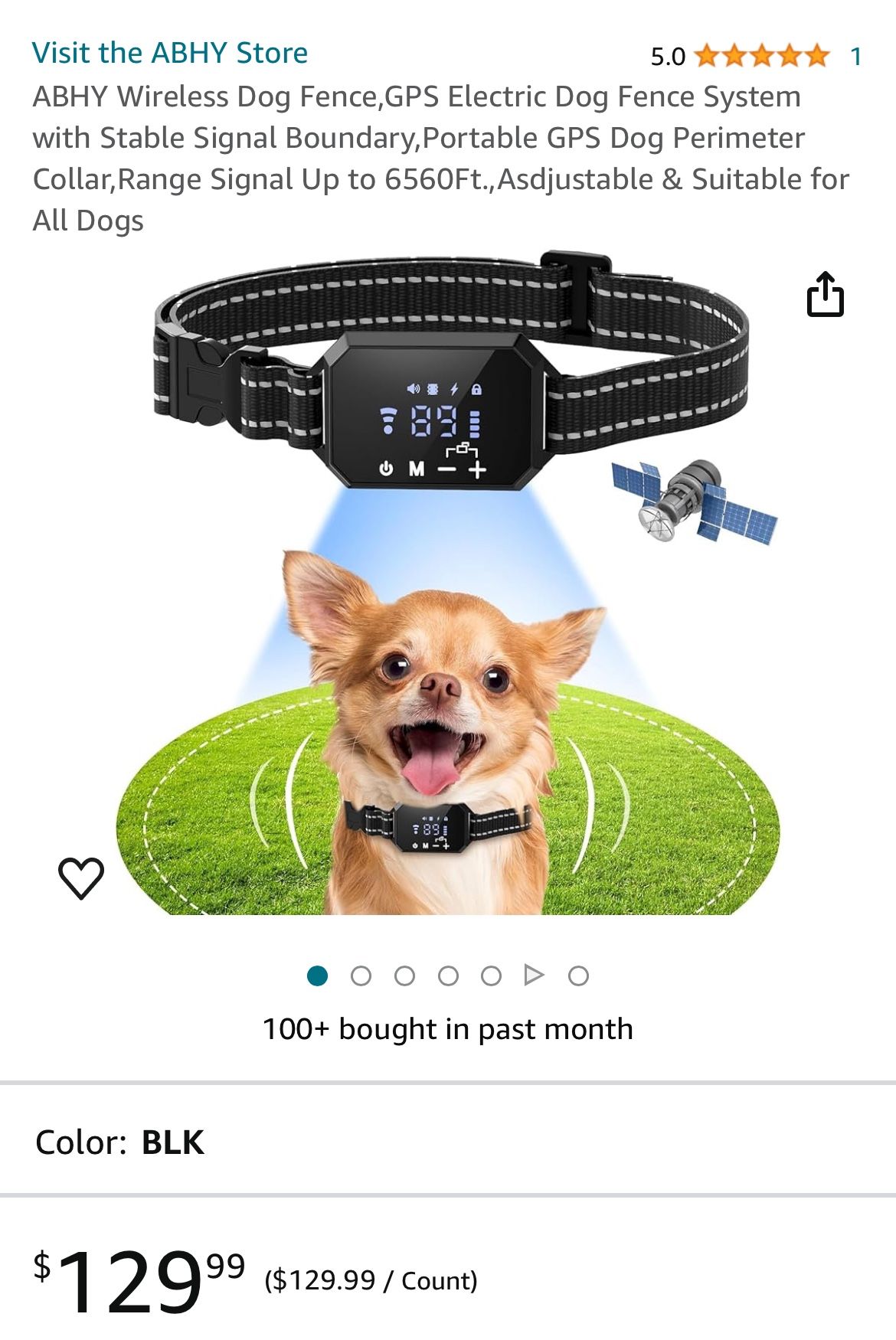 GPS Wireless Dog Fence Collar