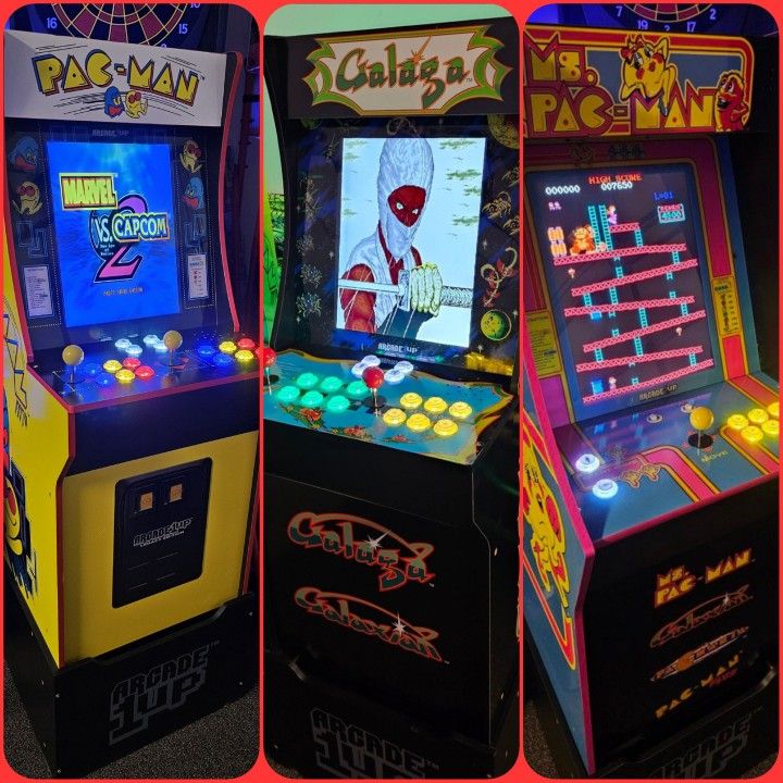 Custom Arcade 1up's With Over 7,300 Games