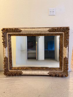 Ornate Gold Framed Wall Mirror