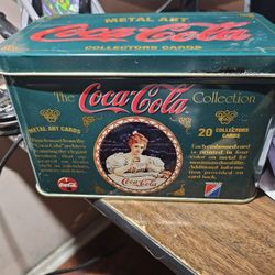 Coca Cola Set Of 20 METAL Cards. VERY COOL ITEM! 1994 1ST printed Series !!  Worth $60.00!
