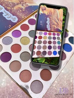 Golden Hour 30 Color Eyeshadow Palette By Diosa Beauty Creation & Cosmetics
