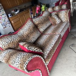 Leopard Print Couches 