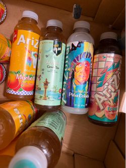 22 pc of plastic Arizona drinks