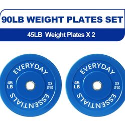 Olympic Weight Plate Set 45lbs - BalanceFrom 