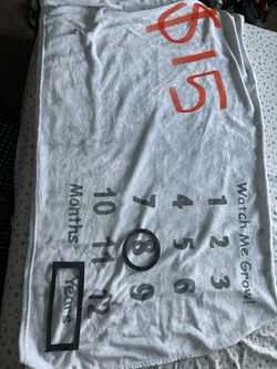 Baby Milestone Blanket