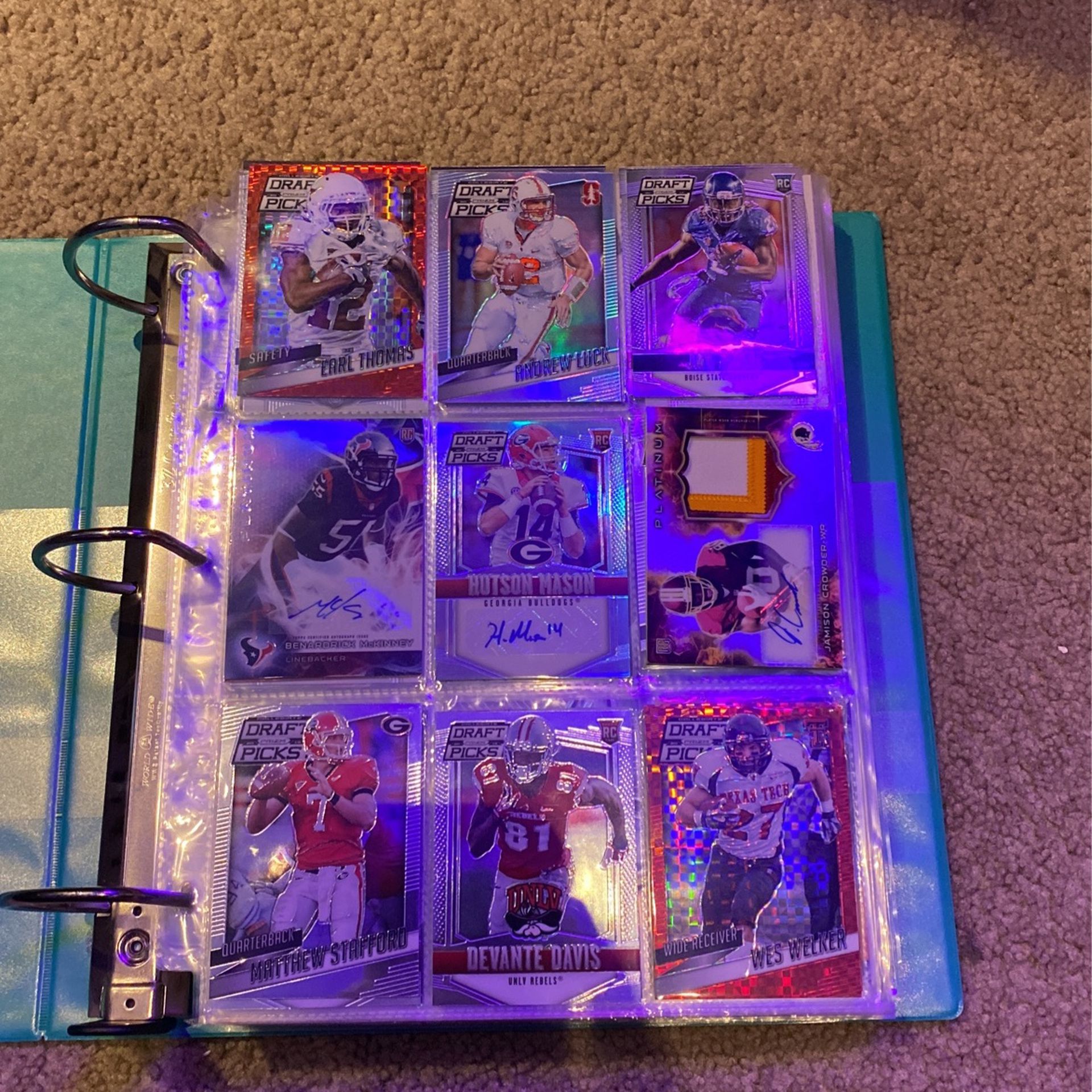 Football Cards Of All Types And Varrities And 3 Autographs
