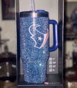 Houston Texans  Studded Bling Colossal Tumbler 46 oz
