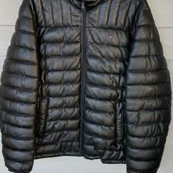 Tommy Hilfiger Men's Quilted Faux Leather - Large