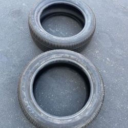 2 - 235/55r19 Toyo Tires 80% Good Tires Treads !!!!!!!