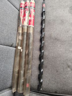 Milwaukee  24" impact  auger bit 1 " 1/8" new $40 each