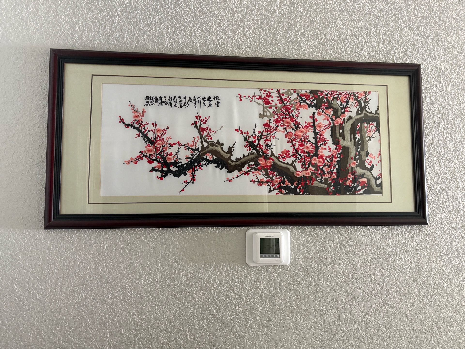 Framed cherry blossom print