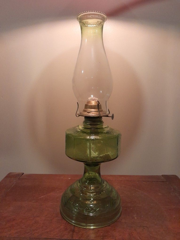 Green Oil Lamp