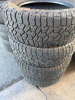 4 tires 225-65-17 falken all terrain $220 all 4 mounted and balanced