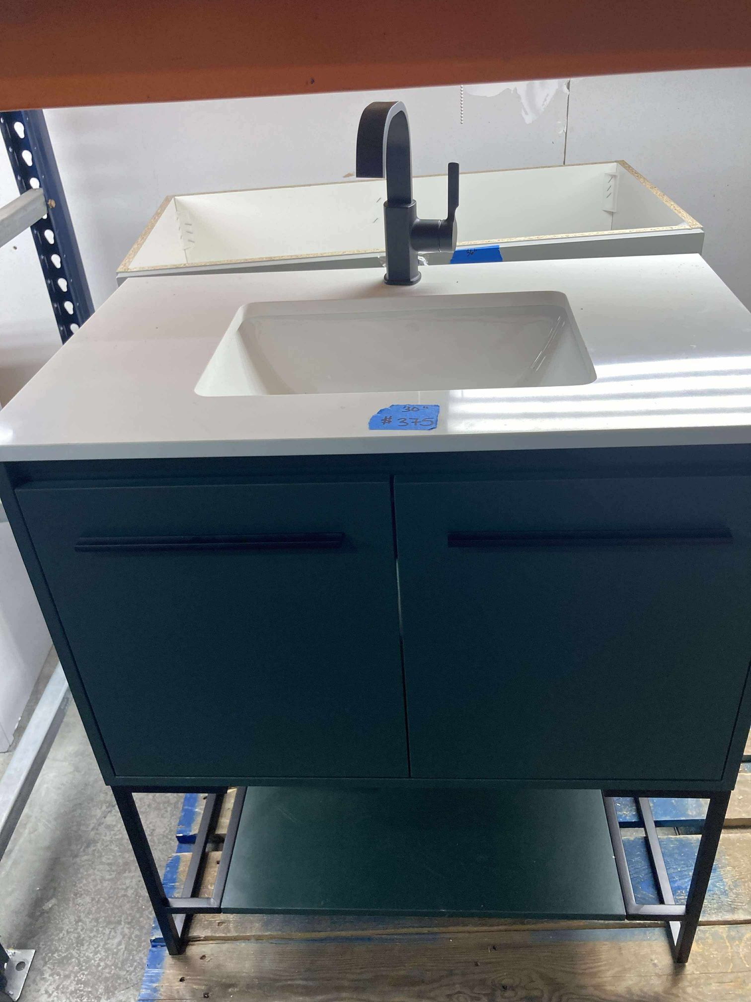 30in Bathroom Vanity With Top And Faucet