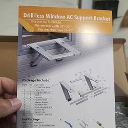 Drillless Window Air Conditioner Support