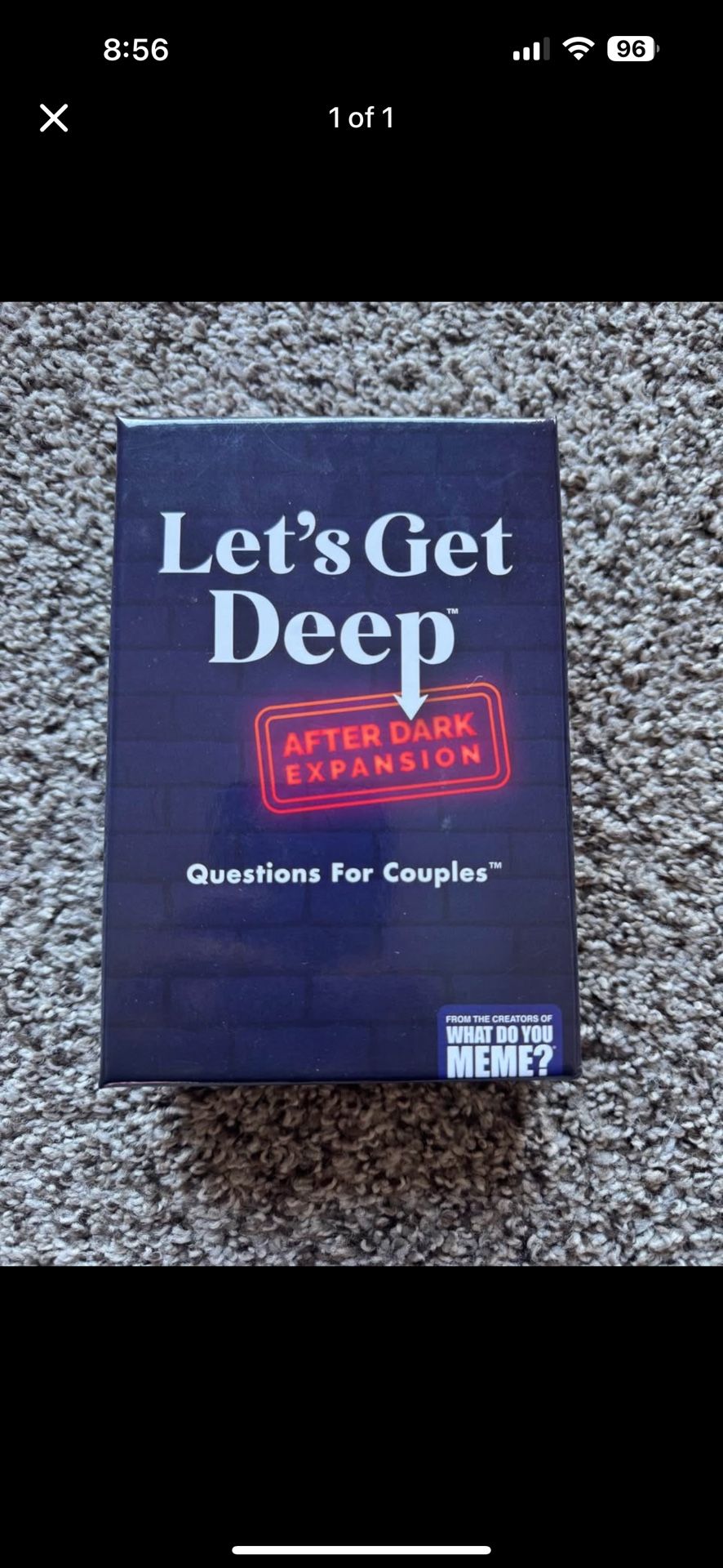 let’s get deep card game