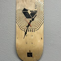 Skateboard Clock