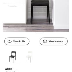Black IKEA Chair 