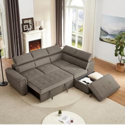 Sofa Bed Barely Used With Warranty,  Table And More MY Father Dying At The Hospital I Have To Be There For Him..