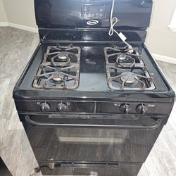 Stove Microwave Refrigerator All Work Good Just Needs Cleaning 