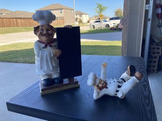Kitchen Chefs Blackboard And Wine Holder