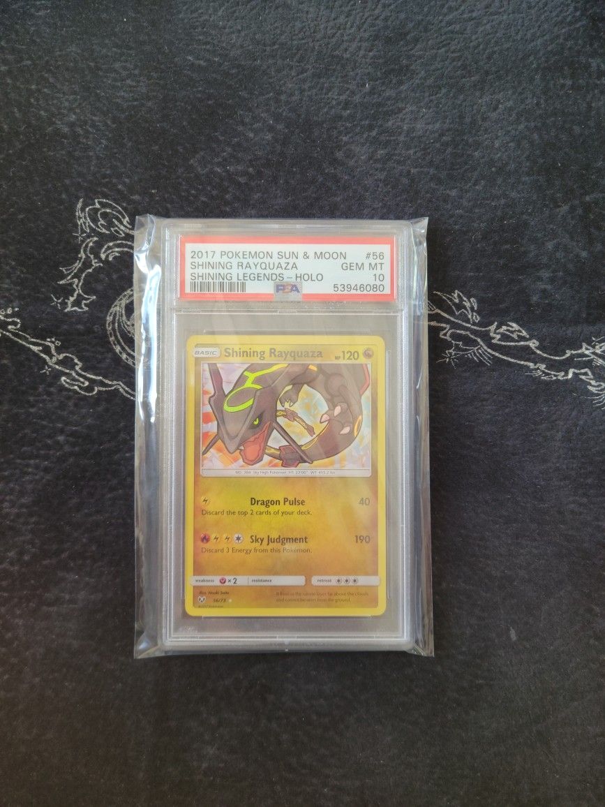 Pokemon Shining Rayquaza PSA 10 (Shining Legends)