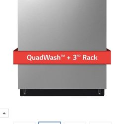 NEW SAMSUNG 3RACK DISHWASHER WITH A 3 YEAR EXTENDED WARRANTY FULLY TRANSFERABLE 7/26/25