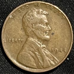 1944 Wheat Penny Bronze Color With DDO Errors
