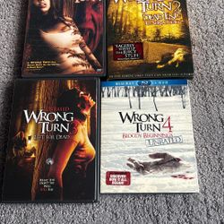 Wrong Turn 1,2,3,4